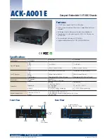 Preview for 1 page of Advantech ACK-A001E Manual