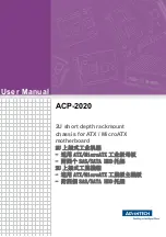 Advantech ACP-2020 User Manual preview