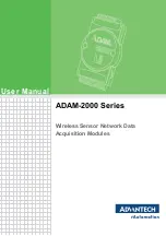 Preview for 1 page of Advantech ADAM-2000 Series User Manual