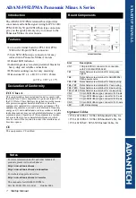 Preview for 1 page of Advantech ADAM-3952/PMA Quick Start Manual