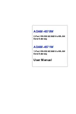 Advantech ADAM-4570W User Manual preview