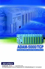 Advantech ADAM-5000/TCP Series Manual preview