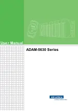 Preview for 1 page of Advantech ADAM-5630 Series User Manual