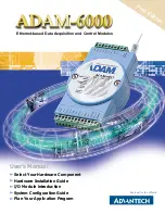 Advantech ADAM-6000 series User Manual preview