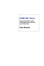 Advantech ADAM-6521 Series User Manual preview