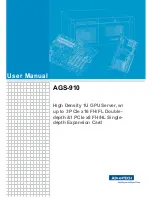 Advantech AGS-910 User Manual preview