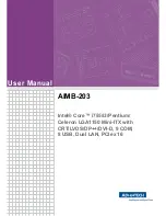 Advantech AIMB-203 User Manual preview