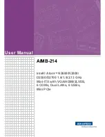 Advantech AIMB-214 User Manual предпросмотр