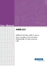 Preview for 1 page of Advantech AIMB-223G2-S2A2E User Manual