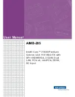 Preview for 2 page of Advantech AIMB-285 User Manual