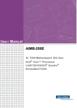 Advantech AIMB-288E User Manual preview