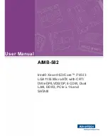 Предварительный просмотр 1 страницы Advantech AIMB-582 User Manual