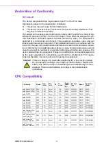 Preview for 4 page of Advantech AIMB-586 User Manual