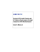 Advantech AIMB-740 Series User Manual preview