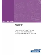 Advantech AIMB-781 User Manual предпросмотр