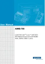 Preview for 1 page of Advantech AIMB-788 User Manual