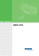 Advantech AMAX-3245 User Manual preview