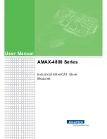 Advantech AMAX-4800 Series User Manual предпросмотр