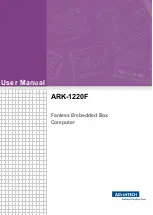 Advantech ARK-1220F User Manual preview