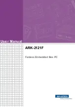 Advantech ARK-2121F-U0A1E User Manual предпросмотр