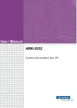 Advantech ARK-3532 User Manual preview