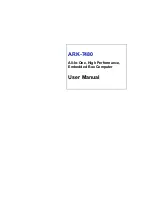 Advantech ARK-7480 User Manual preview