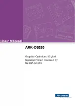 Предварительный просмотр 1 страницы Advantech ARK-DS520 User Manual