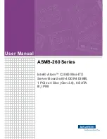 Preview for 1 page of Advantech ASMB-260I-21A1 User Manual