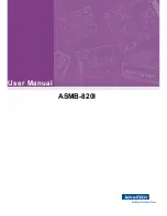 Advantech ASMB-820-00A1E User Manual preview