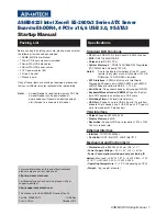 Preview for 1 page of Advantech ASMB-823I Startup Manual