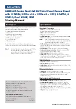 Preview for 1 page of Advantech ASMB-925 Series Startup Manual