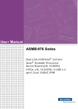 Предварительный просмотр 1 страницы Advantech ASMB-976 Series User Manual