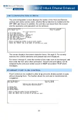 Предварительный просмотр 22 страницы Advantech B+B SMARTWORX IE-iMcV-E1-Mux/4 User Manual