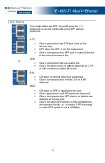 Предварительный просмотр 11 страницы Advantech B+B SMARTWORX IE-iMcV-T1-Mux/4 +Ethernet User Manual