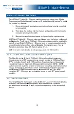 Preview for 13 page of Advantech B+B SMARTWORX IE-iMcV-T1-Mux/4 +Ethernet User Manual