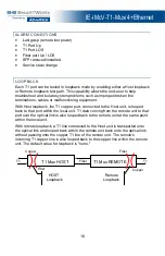 Предварительный просмотр 16 страницы Advantech B+B SMARTWORX IE-iMcV-T1-Mux/4 +Ethernet User Manual