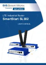 Preview for 1 page of Advantech B+B SMARTWORX SmartStart SL302 User Manual