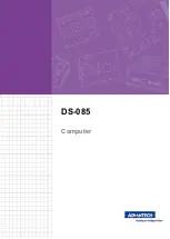 Advantech DS-085 Series Manual предпросмотр