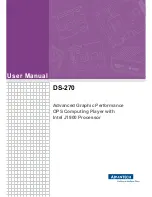 Preview for 1 page of Advantech DS-270 User Manual