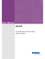 Preview for 1 page of Advantech DS-370 User Manual