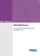 Advantech DSD-5028 Series Manual preview