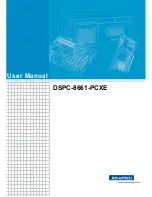 Preview for 1 page of Advantech DSPC-8661-PCXE User Manual