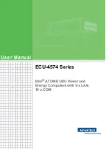 Advantech ECU-4574 Series User Manual preview