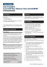 Advantech ECU-P1524SPE Startup Manual preview