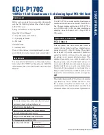 Advantech ECU-P1702 Startup Manual preview