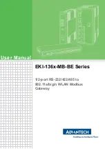 Предварительный просмотр 1 страницы Advantech EKI-136-MB-BE Series User Manual