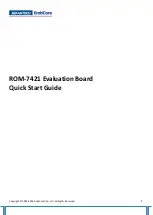 Advantech EmbCore ROM-7421 Quick Start Manual preview