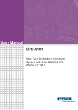 Предварительный просмотр 1 страницы Advantech EPC-S101 User Manual