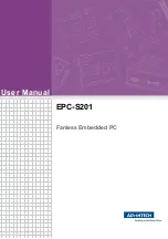 Advantech EPC-S201 User Manual предпросмотр