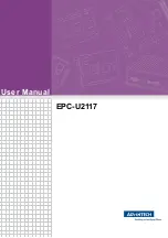 Preview for 1 page of Advantech EPC-U2117 User Manual